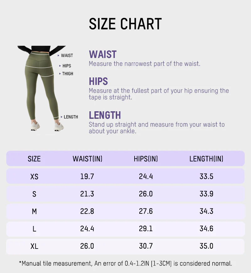 Thermal Tummy Control Yoga Leggings with Pockets