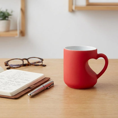 ❤️Heart-shaped Color-changing Ceramic Mug