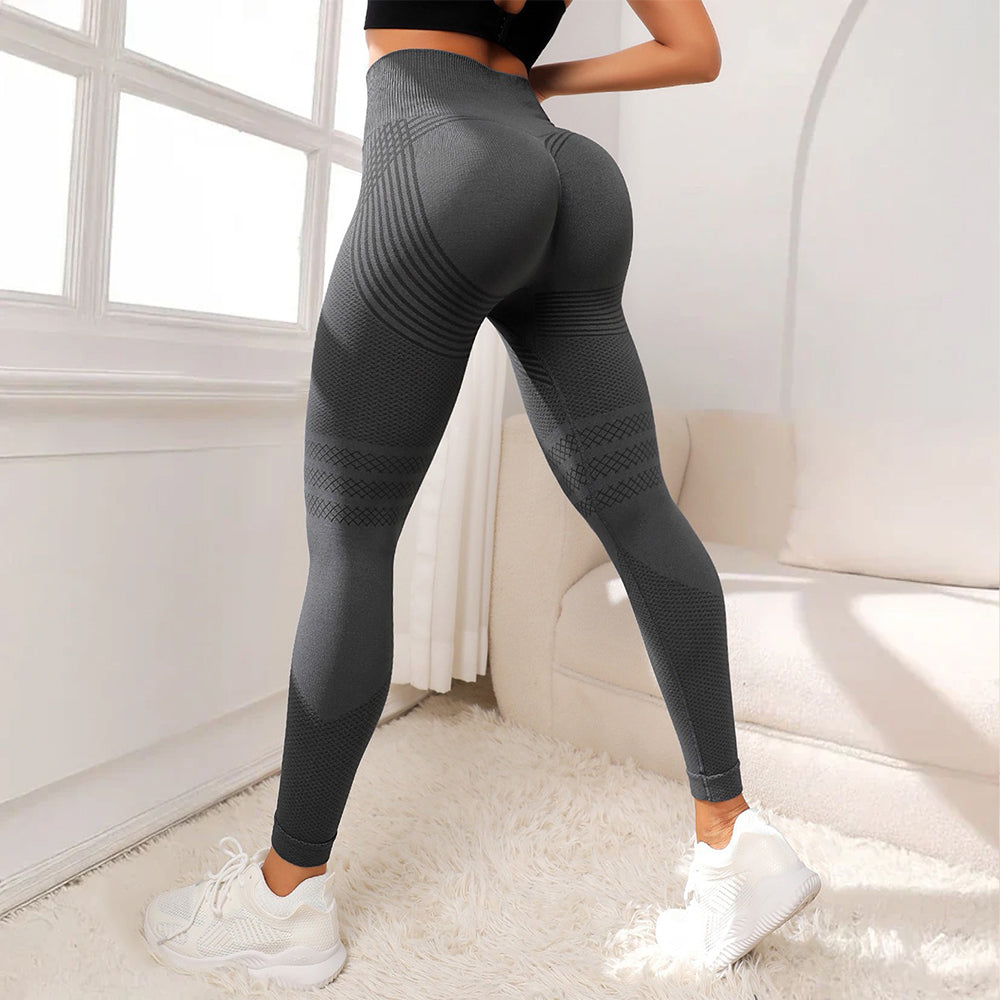 High Waisted And Hip Lifting Yoga Elastic Quick Drying Tight Pants