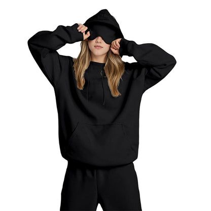 Airplane Model Travel Hoodie Eye Mask Built in Long Sleeve Oversized Sweatshirt