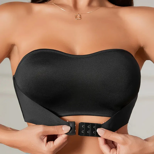 Front Closure Wireless Seamless Bandeau Bra