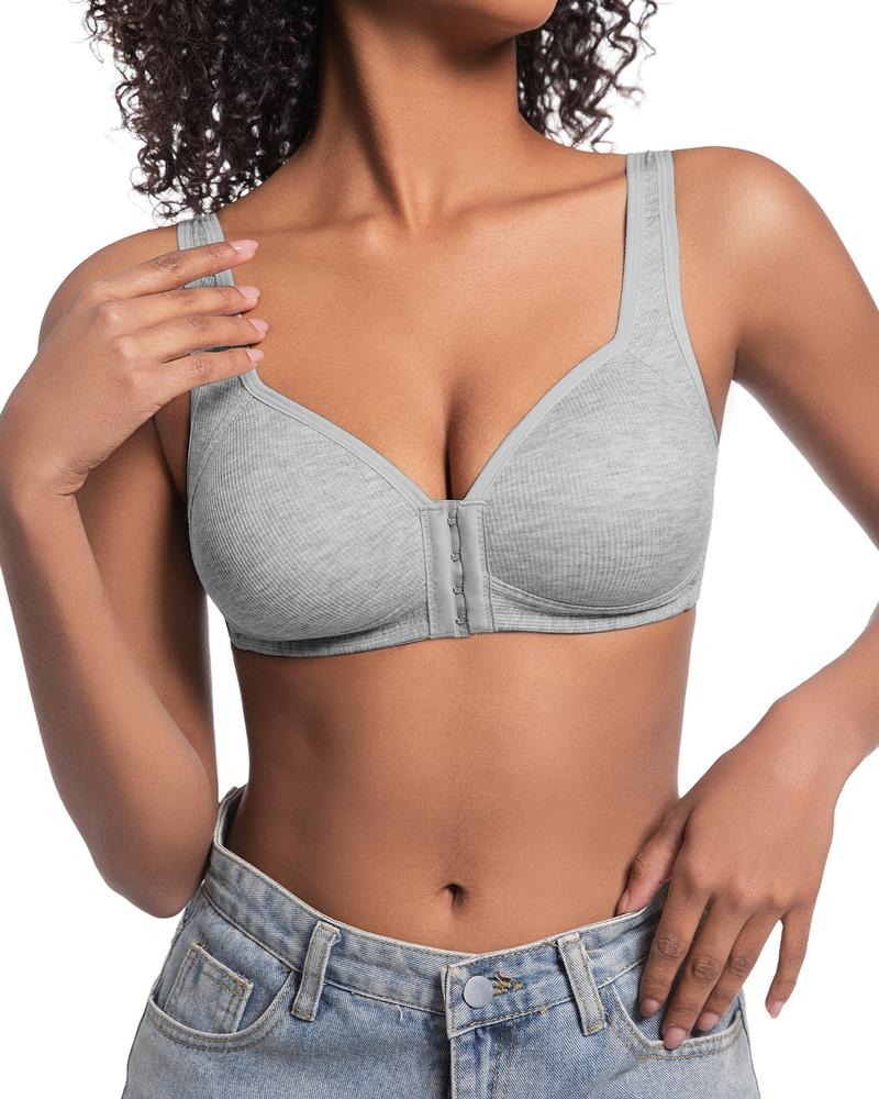 The Everyday Front-Clasp Bra Soft, Unlined & Wireless