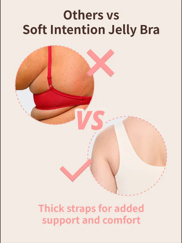 Lifting Wire-Free Antibacterial Jelly Bra 2.0