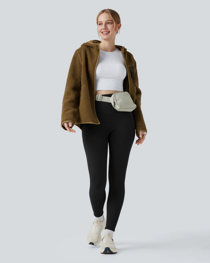 Thermal Tummy Control Yoga Leggings with Pockets