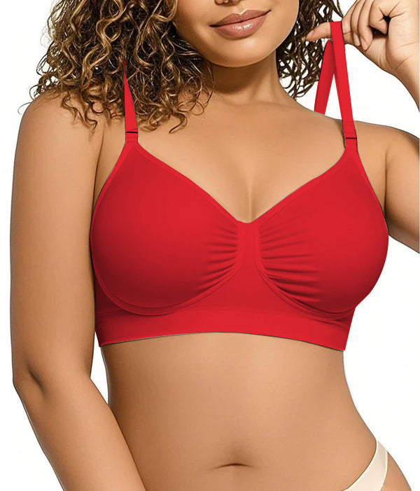 Women's Full Coverage Non-Padded Wireless Sculpt Bra