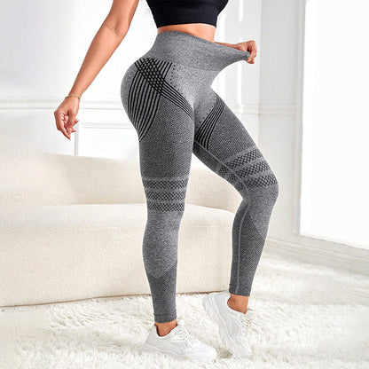 High Waisted And Hip Lifting Yoga Elastic Quick Drying Tight Pants