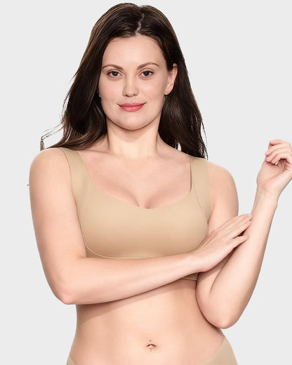 Full Support Wireless Push-Up Minimizer Bra