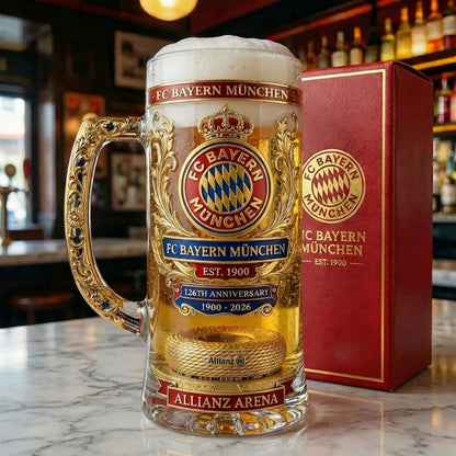 FC Bayern Munich 126th Anniversary Beer Stein