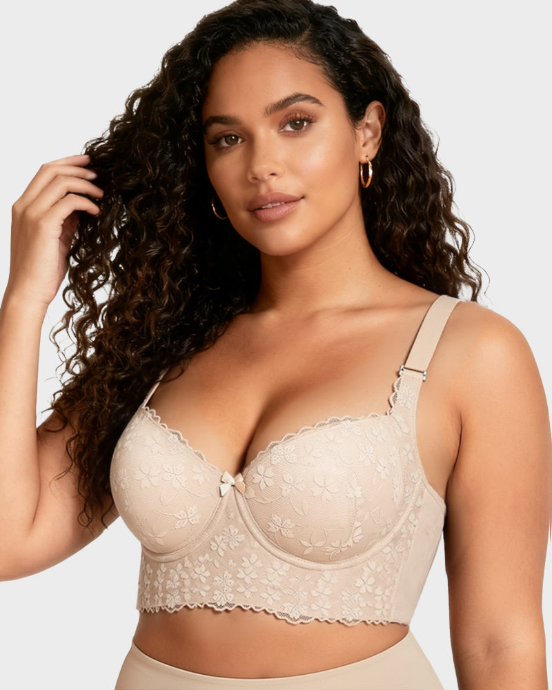 The Lace Bustier | Elegant Push-Up Support