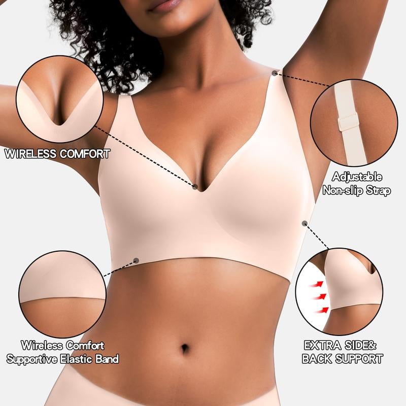 Comfort Fit Seamless Wireless Bra
