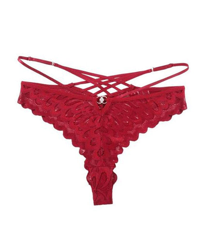 Women's Sexy Lace Cross Back Panties