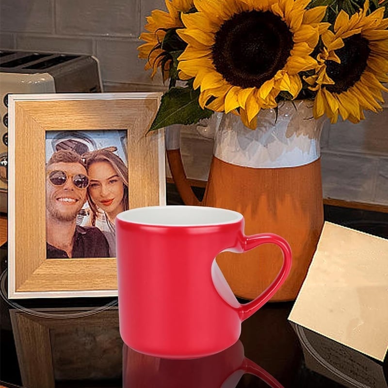 ❤️Heart-shaped Color-changing Ceramic Mug