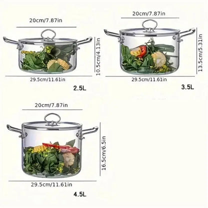 Stainless Steel Handle Cookware, Cooking Pot for Home Kitchen