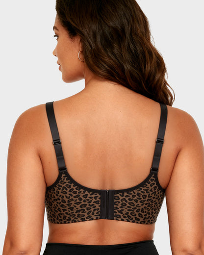 Sexy Sheer Zebra Mesh Underwire Bra