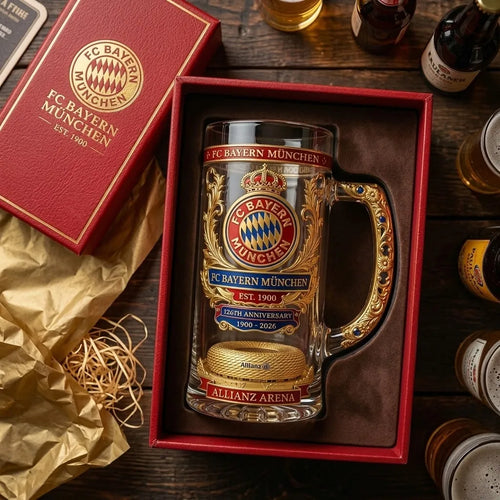 FC Bayern Munich 126th Anniversary Beer Stein