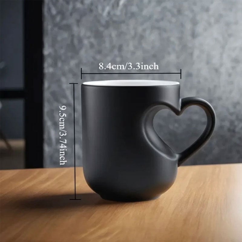 ❤️Heart-shaped Color-changing Ceramic Mug