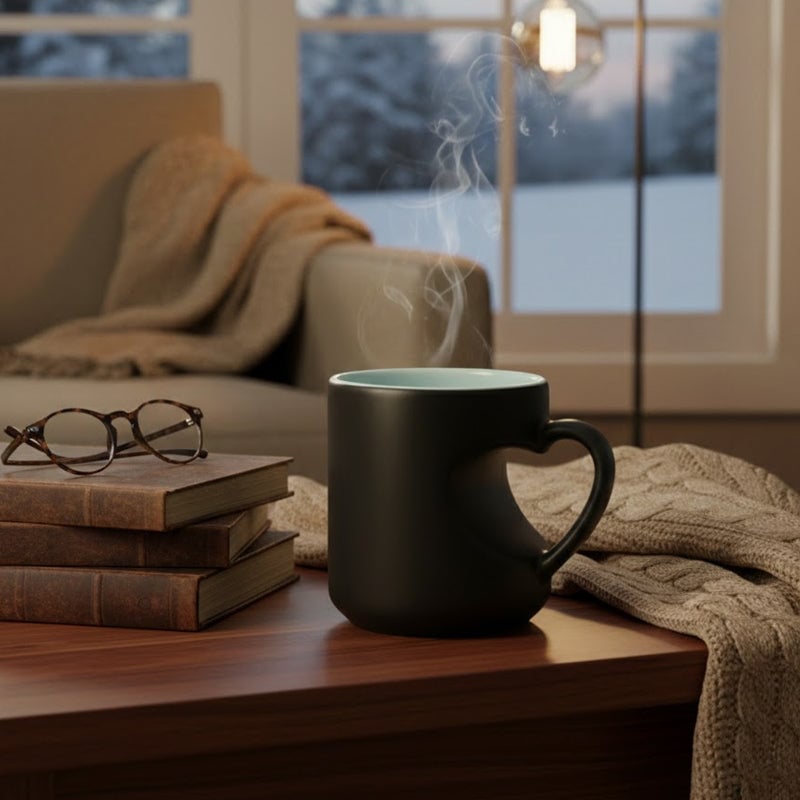 ❤️Heart-shaped Color-changing Ceramic Mug