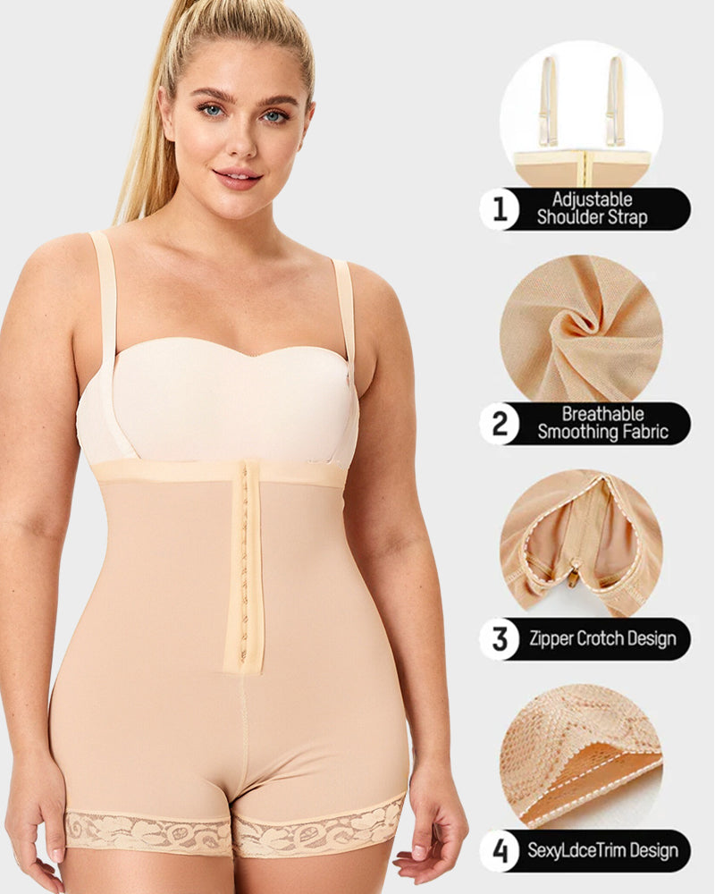 Tummy Control Butt Lifter Bodysuit BBL Fajas