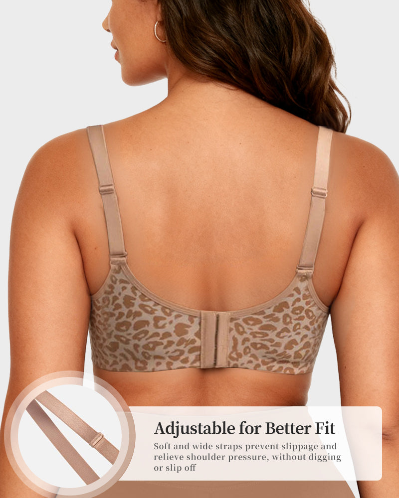 Sexy Sheer Zebra Mesh Underwire Bra