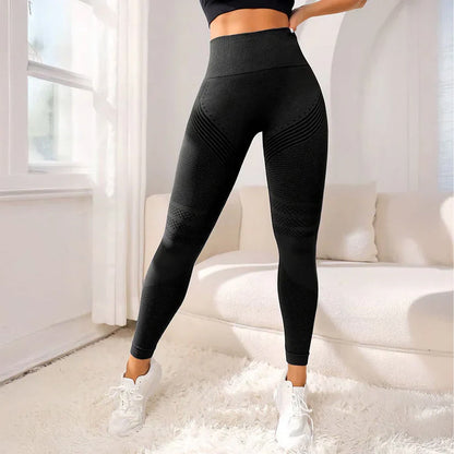 High Waisted And Hip Lifting Yoga Elastic Quick Drying Tight Pants