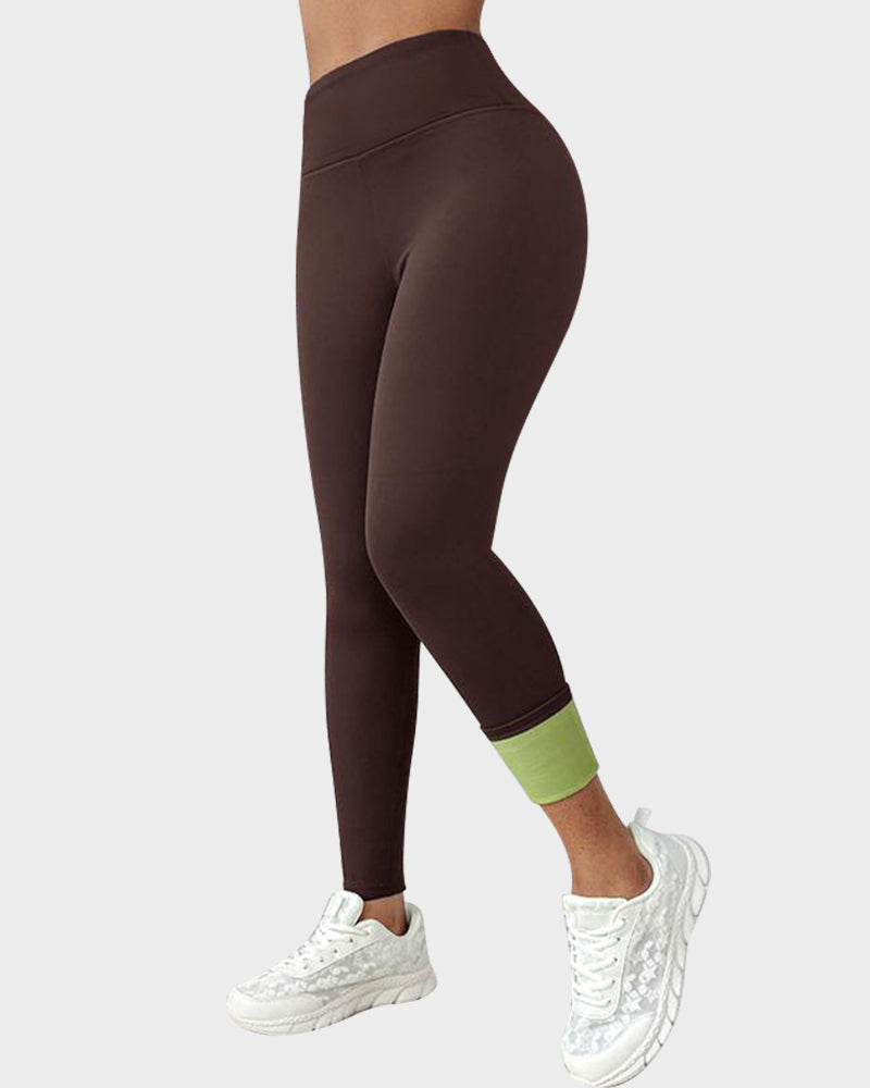 Fleece-Lined Tummy Control Shaping Leggings