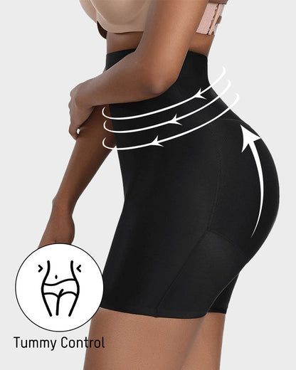 Seamless High-Waist Booty Lift Tummy Control Shapewear Shorts